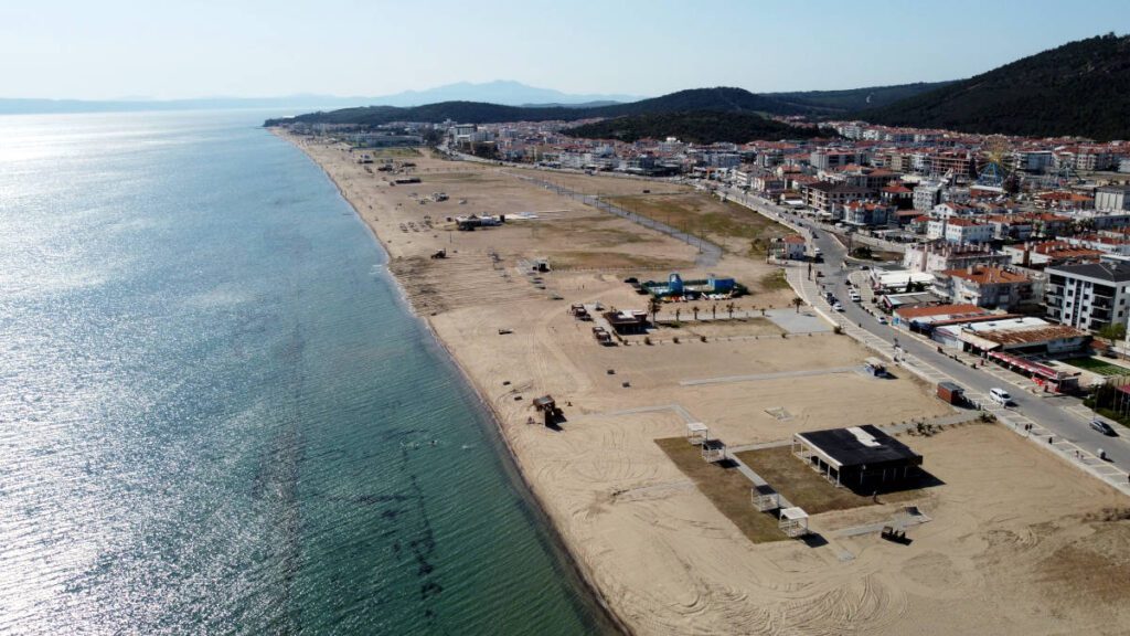 Sarımsaklı Plajı Drone Görüntüsü